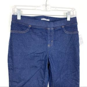 Lands’ End Girls Iron Knee Denim Jeggings
